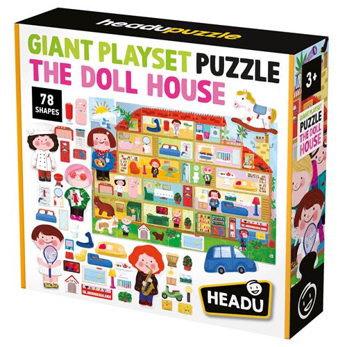 Headu | Giant Playset Puzzle The Doll House