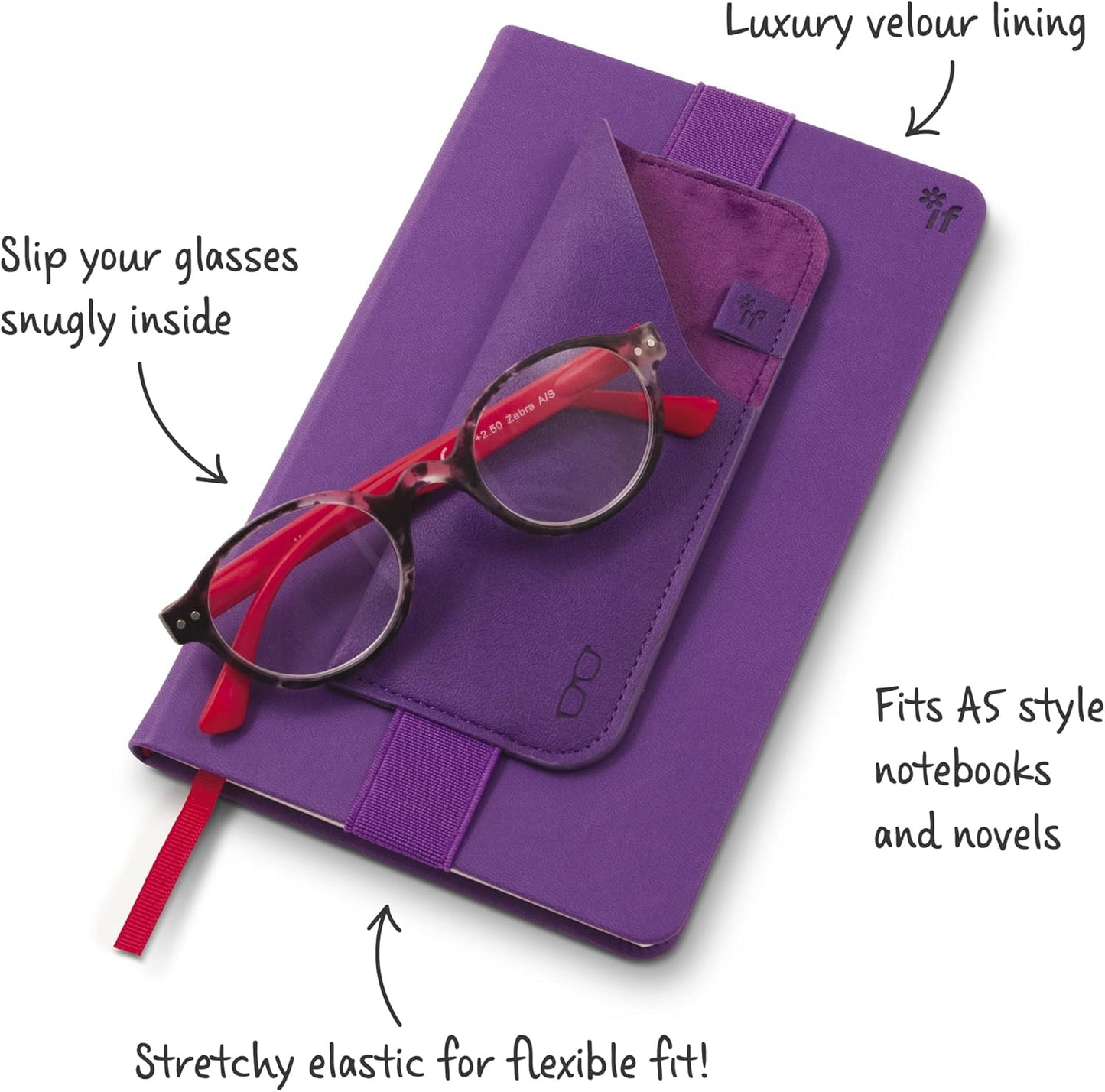 Libroaroo | Estuche para gafas | Crema