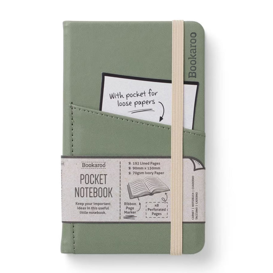 Libroroo | Cuaderno de bolsillo | A5 | Caqui