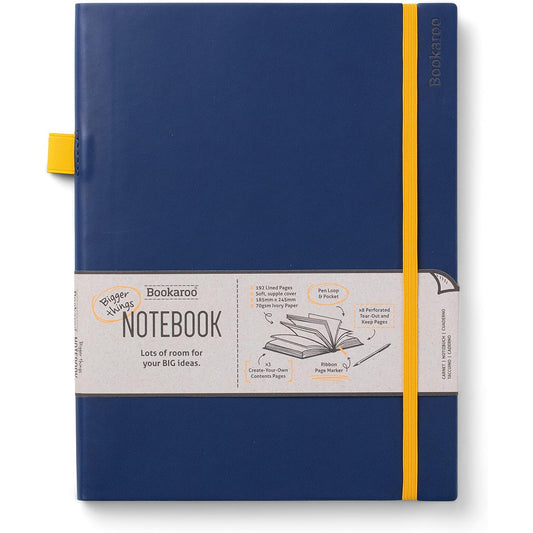 Bookaroo | Bigger Thing Notebook | Azul Marinho