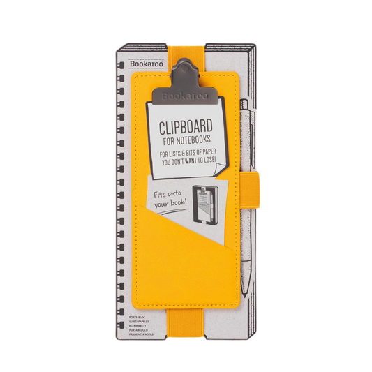 Libroroo | Portapapeles para cuadernos | Amarillo