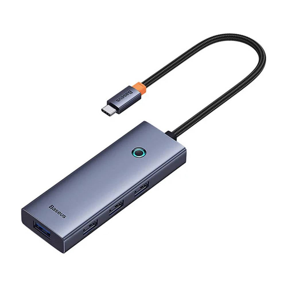 Baseus | Adaptador USB-C Baseus Flite 5-in-1 | Cinza