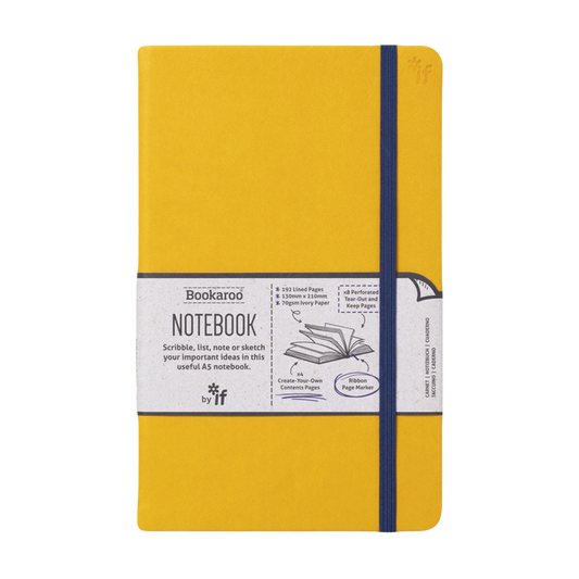 Libroroo | Cuaderno de bolsillo | A5 | Amarillo