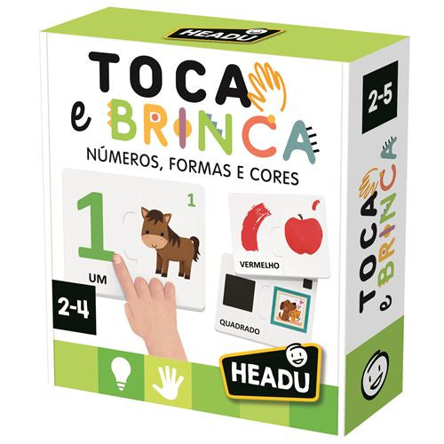 Headu | Jogo Toca e Brinca: Números, Formas e Cores