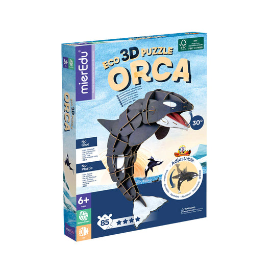 Rompecabezas 3D de Orcas