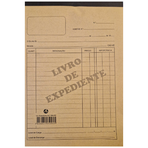 Livro de Expediente Autocopiativo | A5