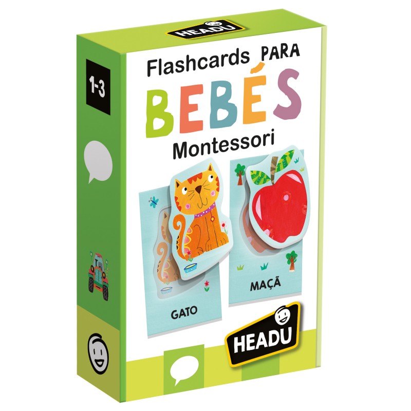 Cabeza | Tarjetas didácticas para bebés | montessori