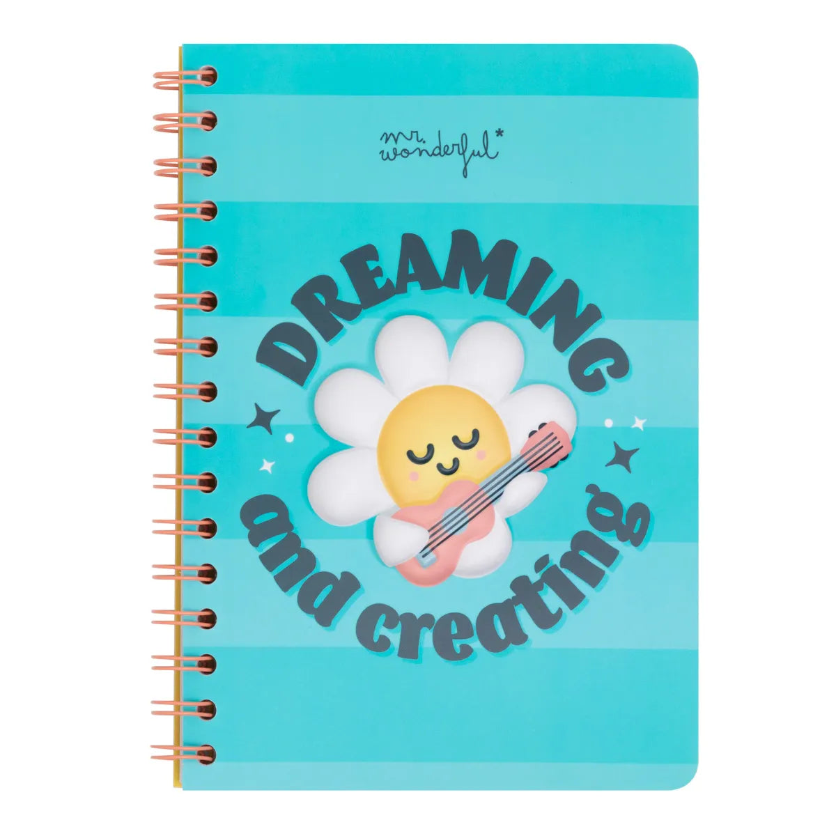 Mr. Wonderful | Caderno A5 Margarida 3D | Dreaming and creating